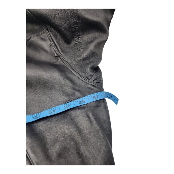 VTG Pelle Pelle Jacket Men 50 Black Baggy Embroidered Oversized Hip Hop Y2K - Picture 11 of 12